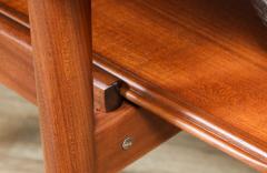 H W Klein H W Klein Teak Side Table w Pull Out Tray for Bramin - 4372766