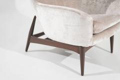 H W Klein Scandinavian Modern Egg Chair by H W Klein for Bramin Moble C 1950s - 3397424