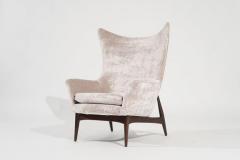 H W Klein Scandinavian Modern Egg Chair by H W Klein for Bramin Moble C 1950s - 3397428