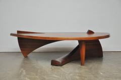 H Wayne Raab Sculptural Stacked Walnut Coffee Table by H Wayne Raab - 708896