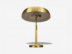 H vik Lys Large Table Lamp Brass Sheet Norway 1970s - 4495475