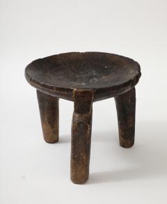 HAND CARVED AFRICAN STOOL - 3996932