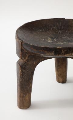 HAND CARVED AFRICAN STOOL - 3996933