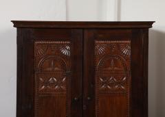 HAND CARVED WOODEN ARMOIRE - 3997348