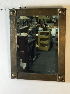 HAND FORGED PAIR OF ARTS AND CRAFTS COPPER AND BRASS MIRRORS - 3331451