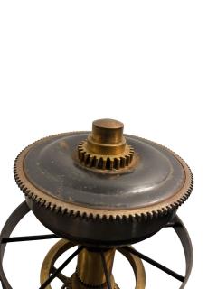 HAROLD HARRIS POST MODERN BRONZE MIXED METALS INDUSTRIAL PARTS GEARS SCULPTURE - 4647916