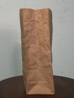 HARVEY CRAFT INCORPORATED PAPER BAG CERAMIC VASE - 802086