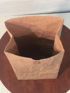 HARVEY CRAFT INCORPORATED PAPER BAG CERAMIC VASE - 802087