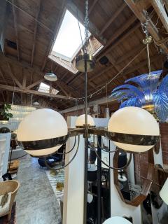 HEIKKI TURUNEN 5 Light Opal Chandelier Attributed to Heikki Turunen 1970s - 4621175