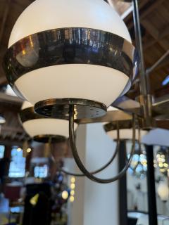 HEIKKI TURUNEN 5 Light Opal Chandelier Attributed to Heikki Turunen 1970s - 4621176