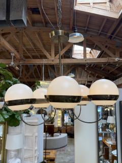 HEIKKI TURUNEN 5 Light Opal Chandelier Attributed to Heikki Turunen 1970s - 4621177