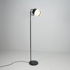 HEIKKI TURUNEN Heikki Turunen Floor Lamp Model 30 138 in Black White Orno 1970s Finland - 4334532