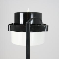 HEIKKI TURUNEN Heikki Turunen Floor Lamp Model 30 138 in Black White Orno 1970s Finland - 4334535