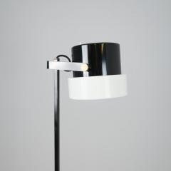 HEIKKI TURUNEN Heikki Turunen Floor Lamp Model 30 138 in Black White Orno 1970s Finland - 4334536