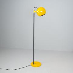 HEIKKI TURUNEN Heikki Turunen Floor Lamp Model 30 180 in Black Yellow Orno 1970s Finland - 4334538