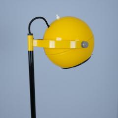 HEIKKI TURUNEN Heikki Turunen Floor Lamp Model 30 180 in Black Yellow Orno 1970s Finland - 4334539