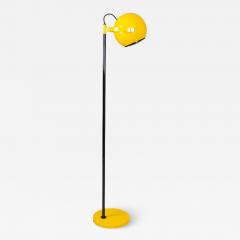 HEIKKI TURUNEN Heikki Turunen Floor Lamp Model 30 180 in Black Yellow Orno 1970s Finland - 4335636
