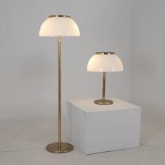 HEIKKI TURUNEN Heikki Turunen Senior Series Brass Acrylic Floor Lamp Model 930 147 Orno 1970s - 4685973