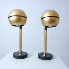 HEIKKI TURUNEN Pair of Heikki Turunen Golden Vario Table Lamps Model 940 105 Orno 1970s - 4326193