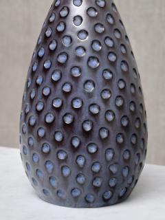 HELGE STERBERG Helge sterberg Drop Shaped Dimpled Ceramic Table Lamp Denmark 1950s - 4562750