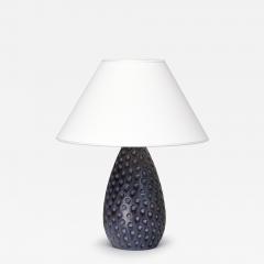 HELGE STERBERG Helge sterberg Drop Shaped Dimpled Ceramic Table Lamp Denmark 1950s - 4562820