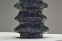 HELGE STERBERG Rippled Stoneware Table Lamp by Helge sterberg Denmark 1950s - 4804813
