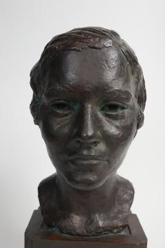 HERBERT MCRAE MILLER PATINATED PLASTER BUST OF A WOMAN CARMENCITA BY HERBERT MCRAE MILLER - 2457717