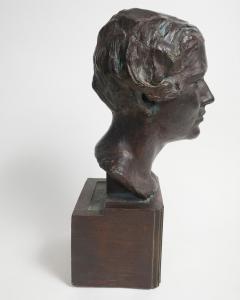 HERBERT MCRAE MILLER PATINATED PLASTER BUST OF A WOMAN CARMENCITA BY HERBERT MCRAE MILLER - 2457734