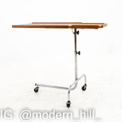 HMN Mid Century Danish Teak Adjustable Tray Table - 1868784