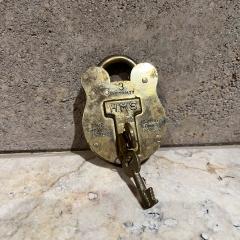 HMS Admiralty Solid Brass Lock Jas Morgan Sons England - 3726640