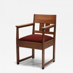 Haagse School Armchair The Netherlands First Half of the 20th Century - 4623911
