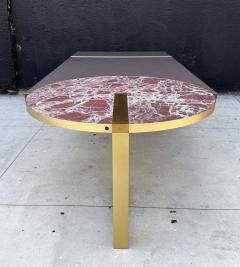 Hagit Pincovici Baxter Selene Dining Table by Hagit Pincovici Brass Marble Italian Modern - 4727332