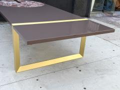 Hagit Pincovici Baxter Selene Dining Table by Hagit Pincovici Brass Marble Italian Modern - 4727335