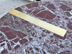 Hagit Pincovici Baxter Selene Dining Table by Hagit Pincovici Brass Marble Italian Modern - 4727337