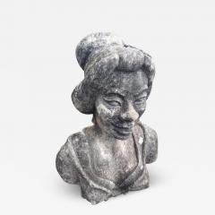 Haitian woman garden sculpture - 3699319