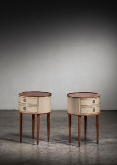 Halvdan Pettersson Pair of Halvdan Pettersson bedside tables - 3891805