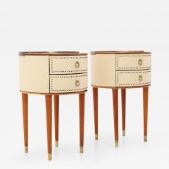 Halvdan Pettersson Scandinavian Midcentury Bedside Tables by Halvdan Pettersson 1940s - 1144648