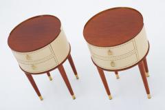 Halvdan Pettersson Scandinavian Midcentury Bedside Tables by Halvdan Pettersson 1940s - 1249659