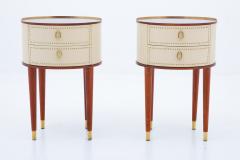 Halvdan Pettersson Scandinavian Midcentury Bedside Tables by Halvdan Pettersson 1940s - 1249662