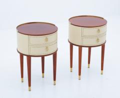 Halvdan Pettersson Scandinavian Midcentury Bedside Tables by Halvdan Pettersson 1940s - 1249663