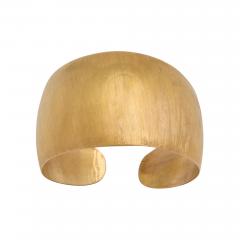 Hammered 18 k Gold Cuff Bracelet - 3459979