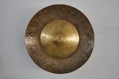 Hammered Brass Dome Sconce Flushmount - 212515