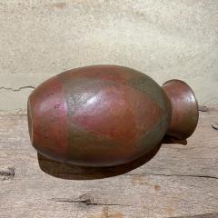 Hammered Copper Vase Geometric Design Santa Clara del Cobre Mexico - 2056154