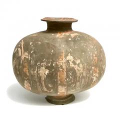 Han Dynasty Earthenware Cocoon Jar - 3605477