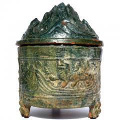 Han Dynasty Glazed Hill Jar - 3021445