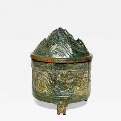 Han Dynasty Glazed Hill Jar - 3022950