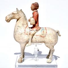 Han Dynasty Pottery Horse and Rider - 3078709