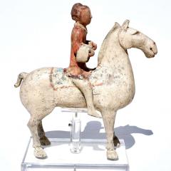 Han Dynasty Pottery Horse and Rider - 3078711