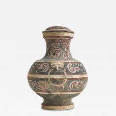 Han Dynasty painted Jar Cover - 2661023