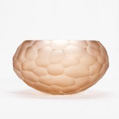 Hand Blown Modern Murano Bowl in Rose Large - 4225600